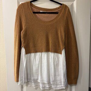 Anthropologie Twofer Sweater, Medium